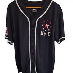 Tony Hawk Black and White NYC 1998 Baseball Jersey